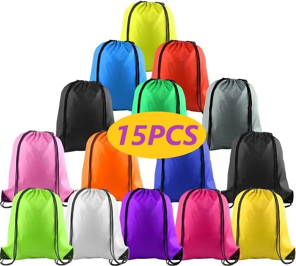 Sac de sport à cordon – 15 Pièces, 39 × 34cm