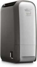 De'Longhi Déshumidificateur Portable Tasciugo AriaDry Light, Ioniseur, 7,5L/24h, Anti-Humidité, Séchage Rapide, Anti-Moisissure, Mode Balancement, Minuteur, Gris (DNS80)