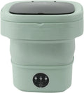 Mini Lave-Linge Portable Pliable, Grande Capacité avec Essorage Doux, Idéal pour Dortoirs et Camping (Vert)