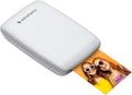Imprimante Portable AgfaPhoto Mini P.2 – Photos Instantanées 5x7,6 cm, Bluetooth, iOS/Android Compatibilité, 10 Papiers Zink, Blanc