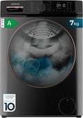 Cecotec Lave-Linge Frontal 7 Kg, 1400 tr/min, Classe A, Fonction Vapeur, Moteur Inverter 15 Programmes
