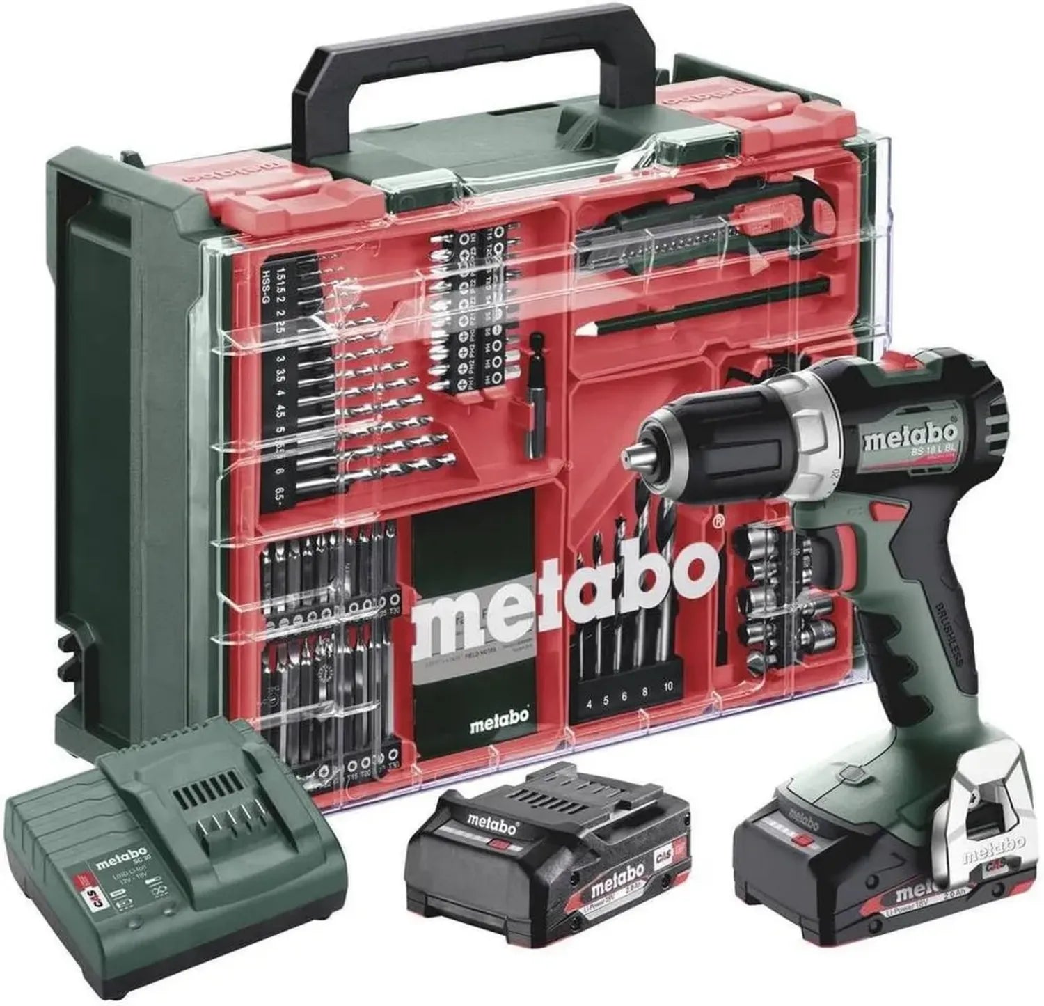 Perceuse-Visseuse sans Fil 18V Metabo BS 18 L BL avec Batteries Li-Ion et Coffret
