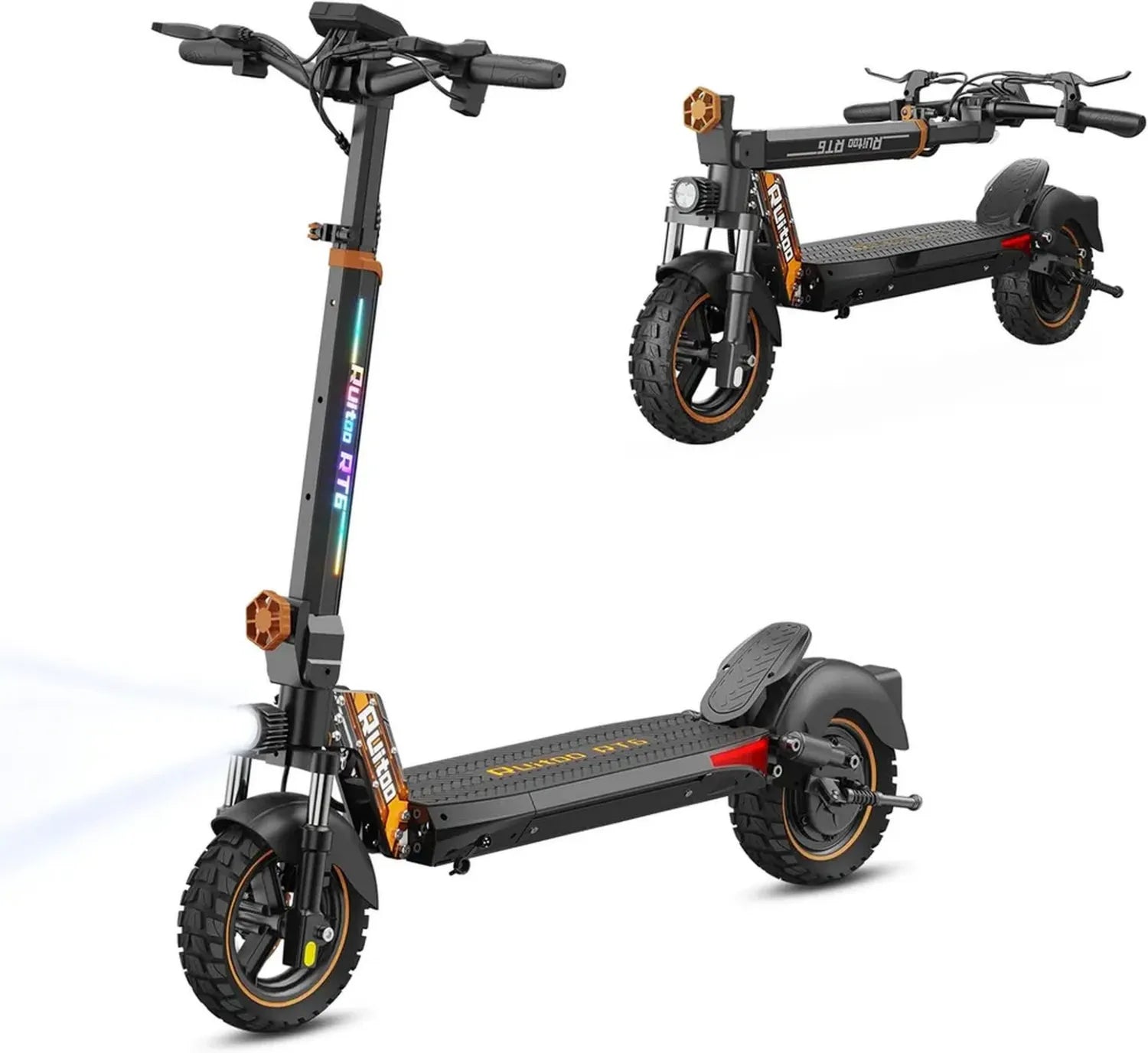 Trottinette Électrique Tout-Terrain, Modèles RT6/T2 Max/M5 Pro/T3 Maxi, Moteur Haute Performance, Autonomie Longue Durée 55-85KM, Écran LCD Multifonction