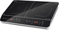 Plaque à Induction Double CASO Touch 3500, Sécurité, Température 60-240°C, 6 Niveaux, Minuterie 180 Min, Pour Casseroles Jusqu'à 26 cm, 3500W, Vitrocéramique