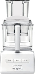 Robot Culinaire Multifonction Magimix 5200 XL - Mixeur, Blender, Pétrin, Fouet - Accessoires Complets - Adapté aux Grandes Familles - Moteur Silencieux 3,6L - Fabriqué en France - Blanc