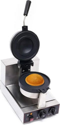 Appareil 2-en-1: Grille-Pain à Sandwich et Gaufrier 1000W en Acier Inoxydable