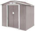 Abri de Jardin Métallique XL S100 - Plusieurs Tailles Disponibles - Gris Clair