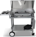 Ensemble Plancha Électrique LUX 3600W avec Chariot Monceau et Accessoires - Inox - Thermostats Ajustables - Fabrication Française