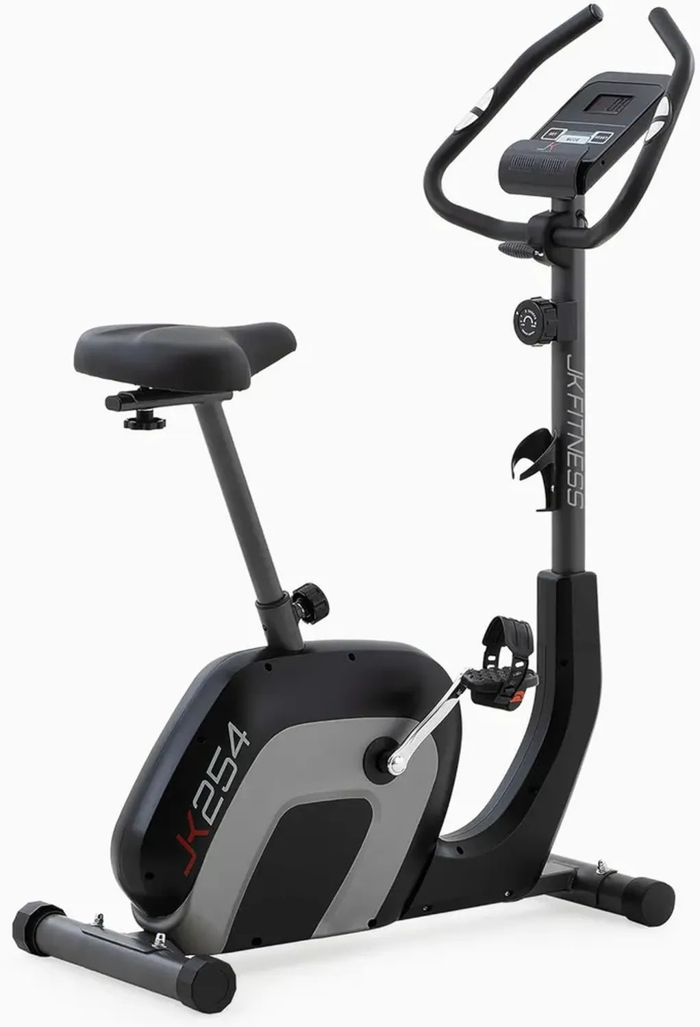 Vélo d'Appartement JK FITNESS JK 254, 9 kg, Résistance Magnétique 8 Niveaux, Compatible Zwift & Kinomap