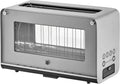Grille-pain WMF Lono Vitré, 2 Tranches, Acier Inoxydable, Chauffe-viennoiseries, Brunissage Réglable