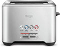 Grille-pain Sage à 2 tranches avec fonction 'Un Peu Plus', acier inoxydable brossé