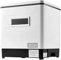 Lave-vaisselle compact en inox 1500W pour petites cuisines - Blanc