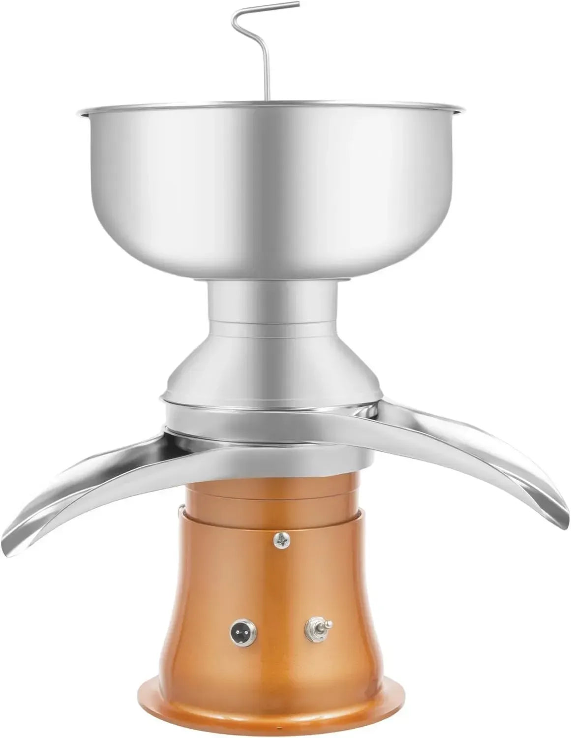 Séparateur de Lait Électrique 50L/h, Moteur 30W, Bol 5L, Aluminium