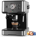 Machine à Café Espresso Automatique 1100W, 20 Bars, Réservoir 1,5L, Compatible Capsules Nespresso