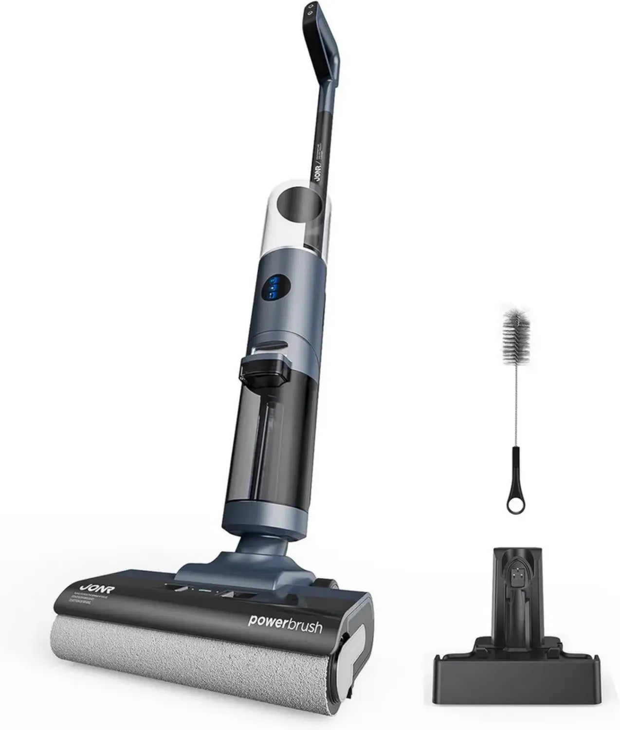 Aspirateur sans Fil 3-en-1 avec Nettoyage Triangulaire, Autonettoyage et Séchage à l'Air Chaud, Réservoir 850 ML