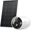 Caméra de Surveillance Extérieure WiFi 2.5K Tapo C425 avec Panneau Solaire et Batterie Longue Durée