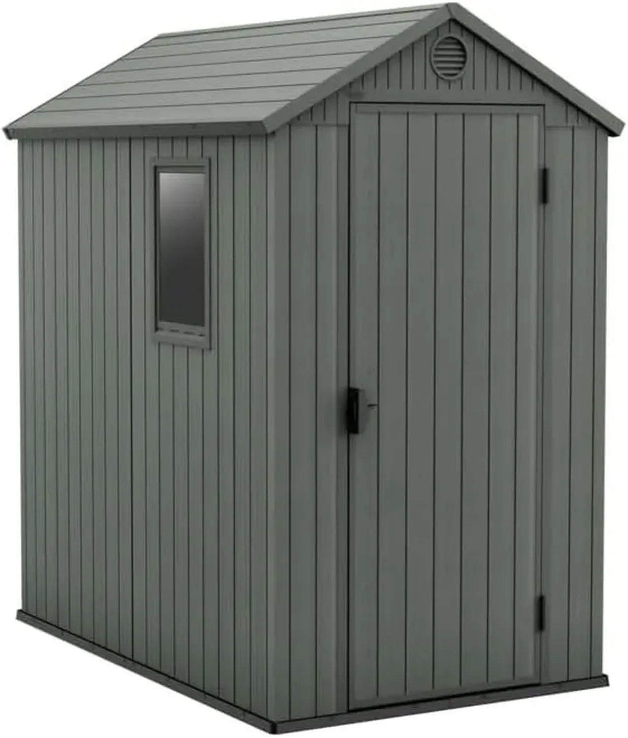 Abri de Jardin en Résine Vert Boisé 4x6 - KETER Darwin, Haute Résistance Extérieure