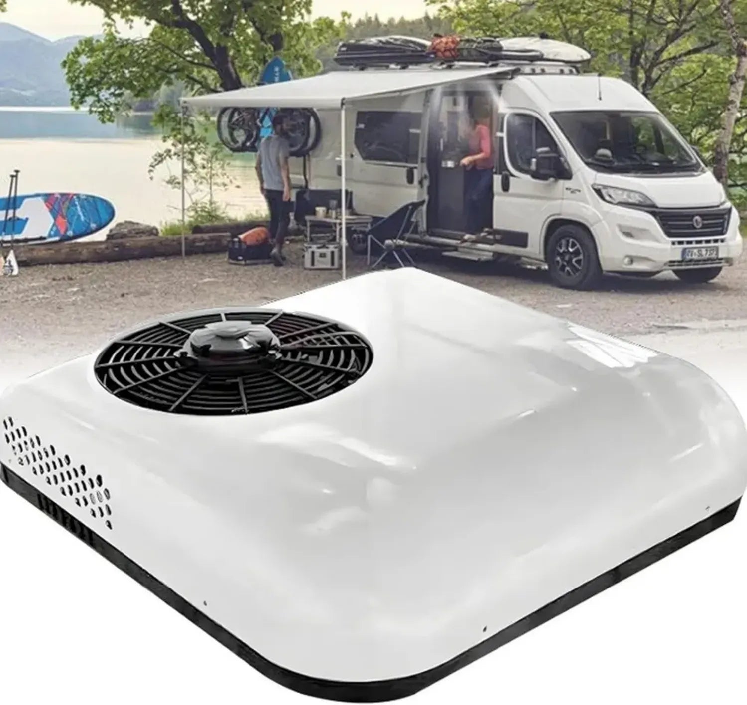 Climatiseur de toit 24V pour camion et camping-car, refroidissement rapide et silencieux