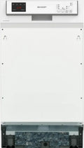 Lave-vaisselle Sharp 45 cm, 10 Couverts, 3 Programmes, Blanc