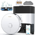 Robot Aspirateur Laveur AIRROBO GT21 avec Station Auto-Nettoyage, 3.5L, Navigation LiDAR Précise, 180min Autonomie, Idéal pour Animaux, Évitement Intelligent, Contrôle WiFi/App