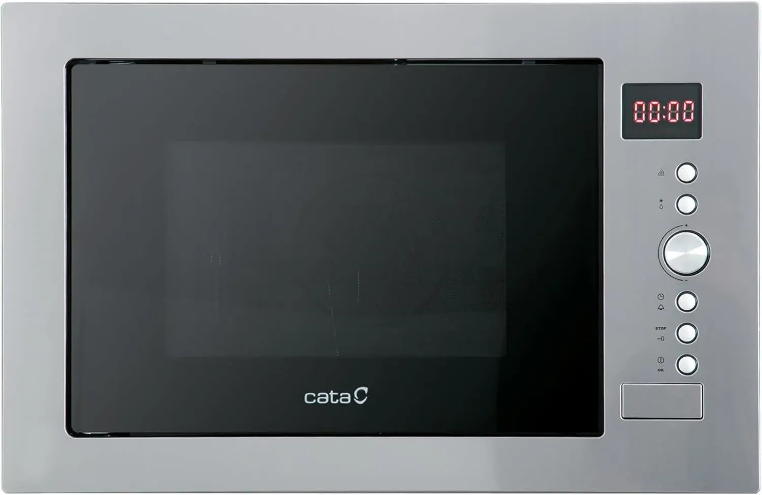 Four à micro-ondes encastrable CATA 32L, 900W, gril 1100W, inox anti-traces, minuterie 95 min