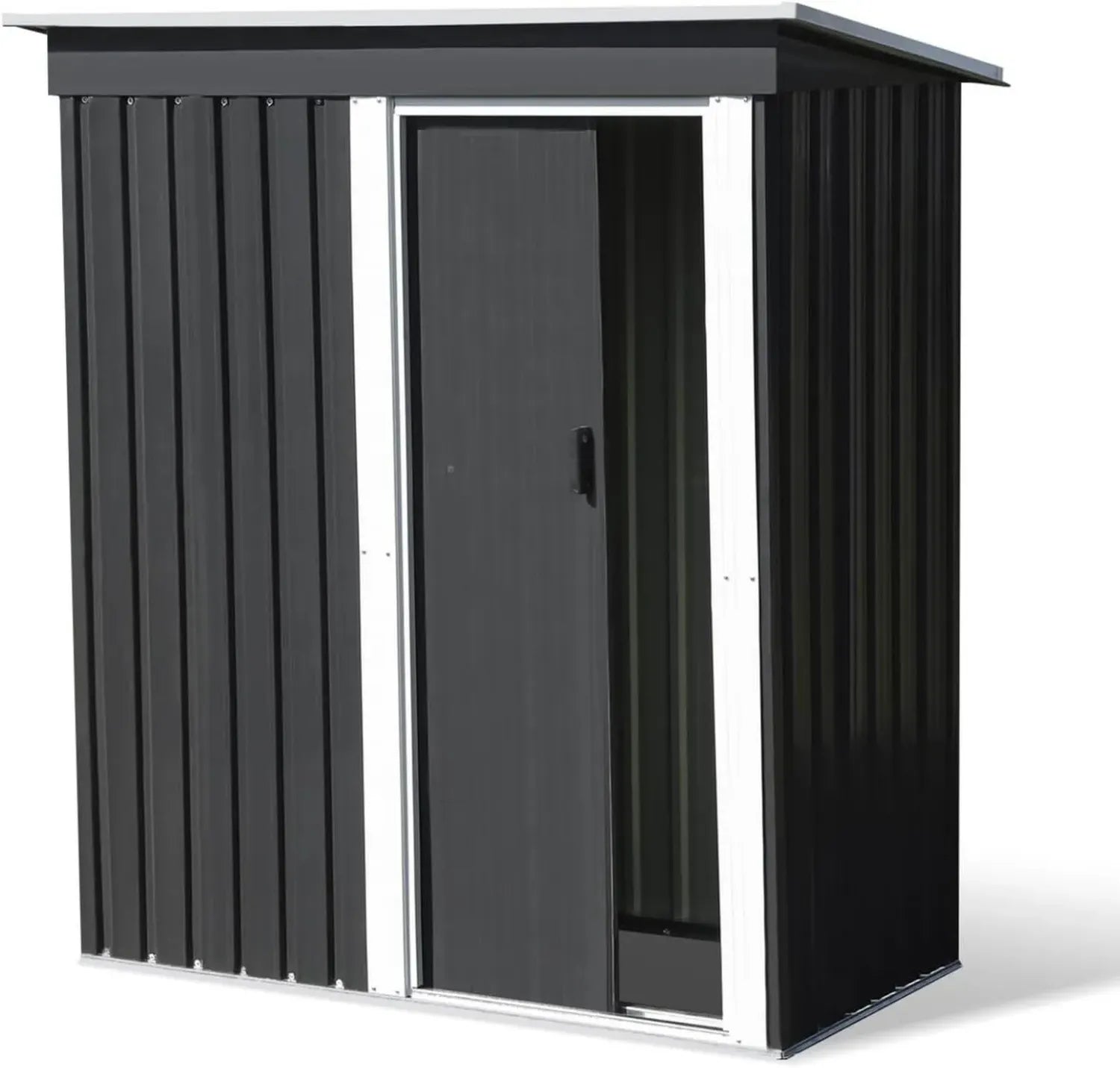 IDMarket - Cabane de Jardin 1,3 m² en Acier Galvanisé Gris