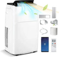 Climatiseur Portable Goplus 14000BTU 5-en-1 avec WiFi, Télécommande et Écran, Refroidissement et Chauffage, 24H Minuterie, Idéal pour 35㎡, R290