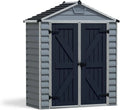 Abri de Jardin Modulable Skylight 1.7 m², Structure Aluminium, Panneaux Polycarbonate Gris