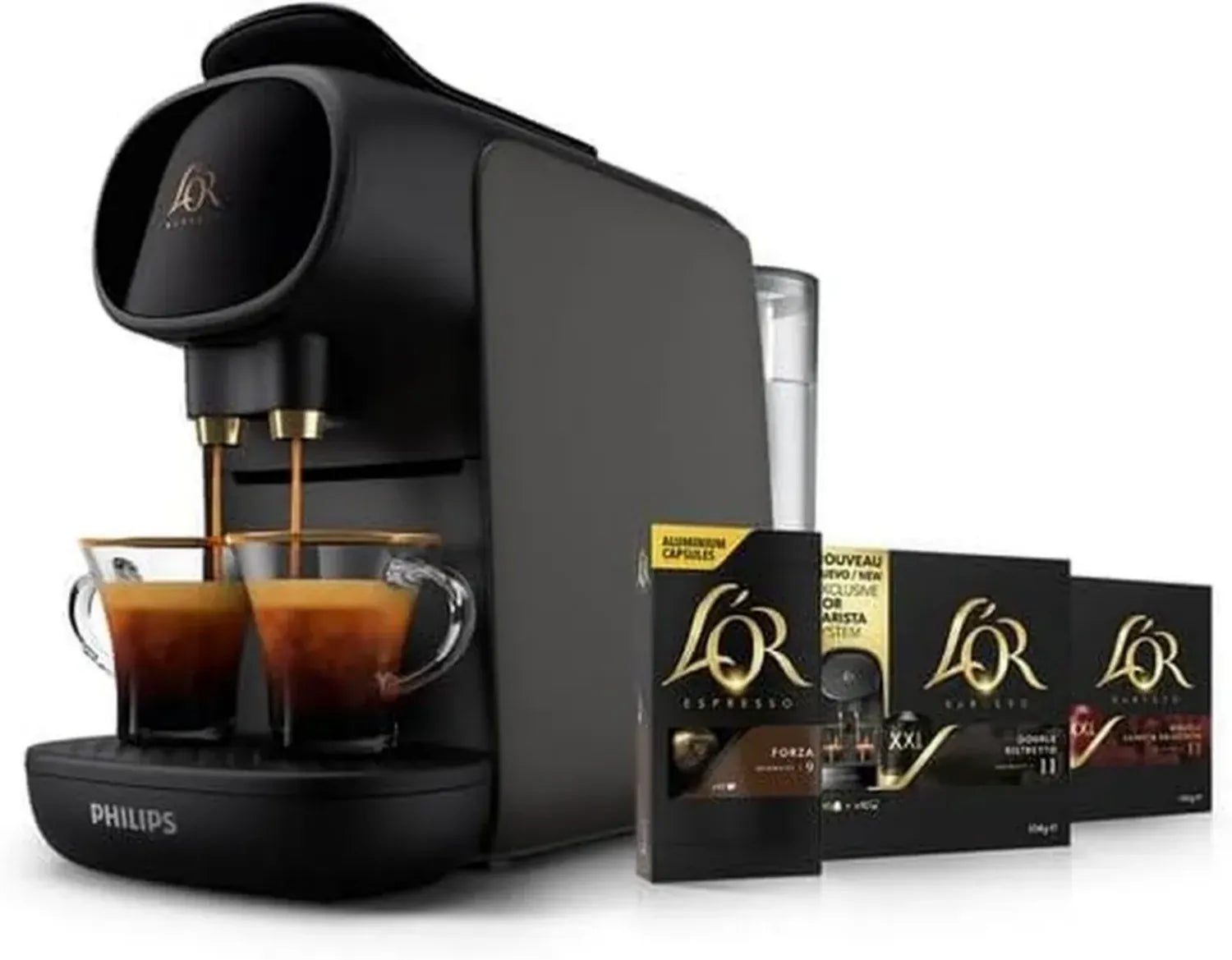 Machine à café expresso Philips L'OR Barista Sublime LM9012/23 Noir et Gris