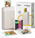 Imprimante Photo Portable Liene Pearl N200 Pro avec Sublimation Thermique - Bluetooth, 300 dpi, Compatible iPhone/Android, Batterie Intégrée et 10 Papiers Adhésifs