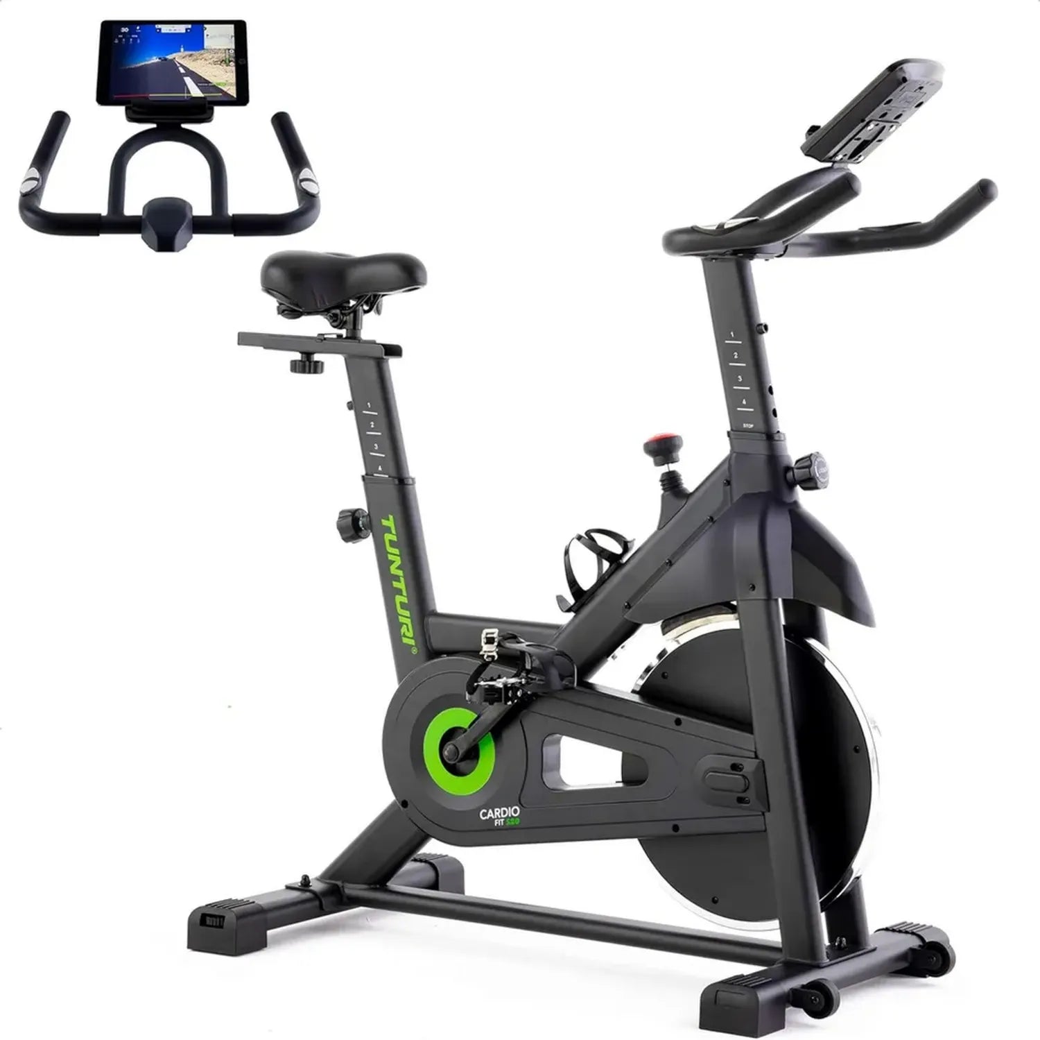 Vélo d'appartement Tunturi S20 avec Bluetooth et Résistance Manuelle