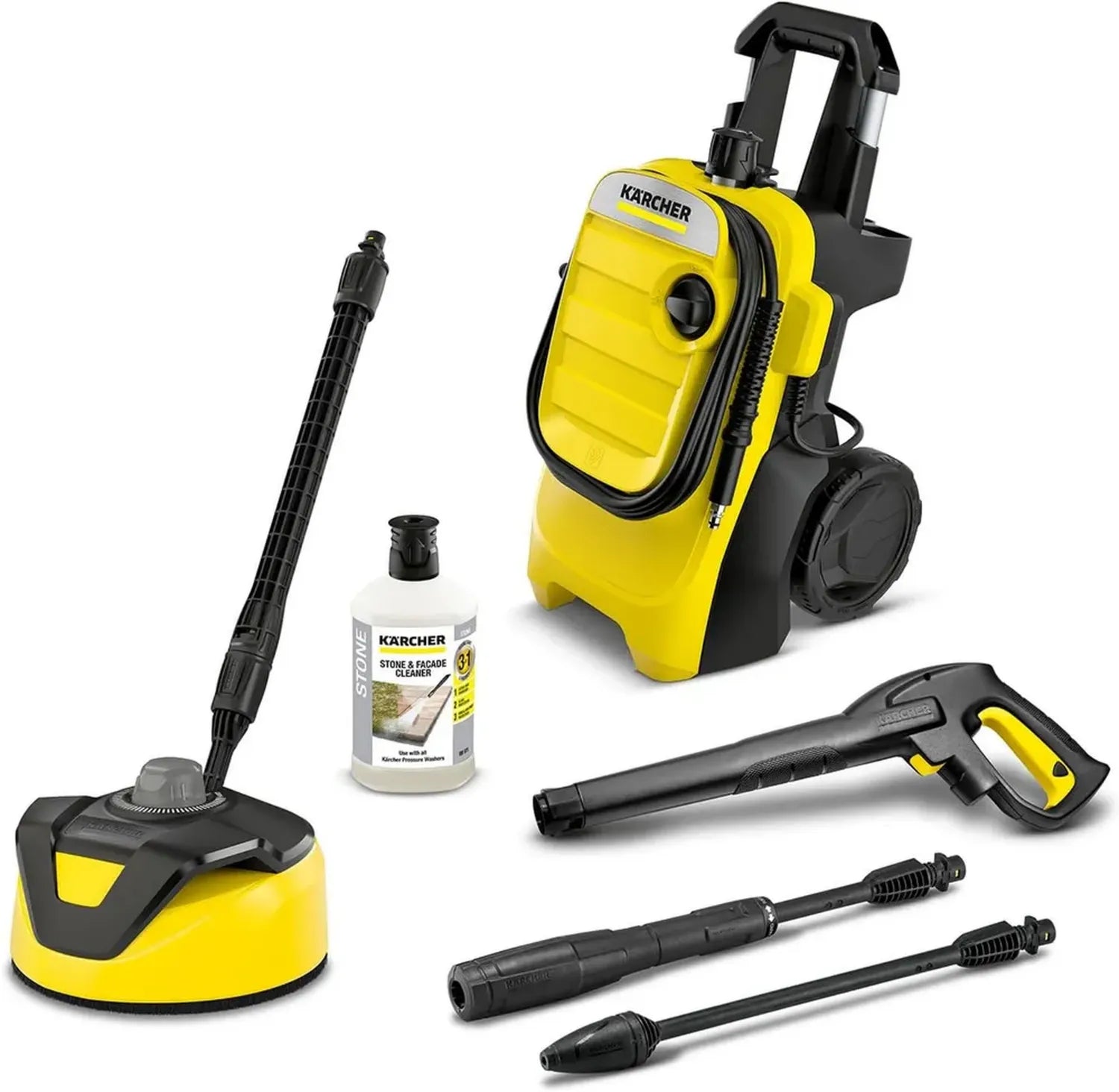 Kärcher Nettoyeur Haute Pression K 4 Compact Home - 130 Bar, 420 l/h, T 5 Surface Cleaner inclus