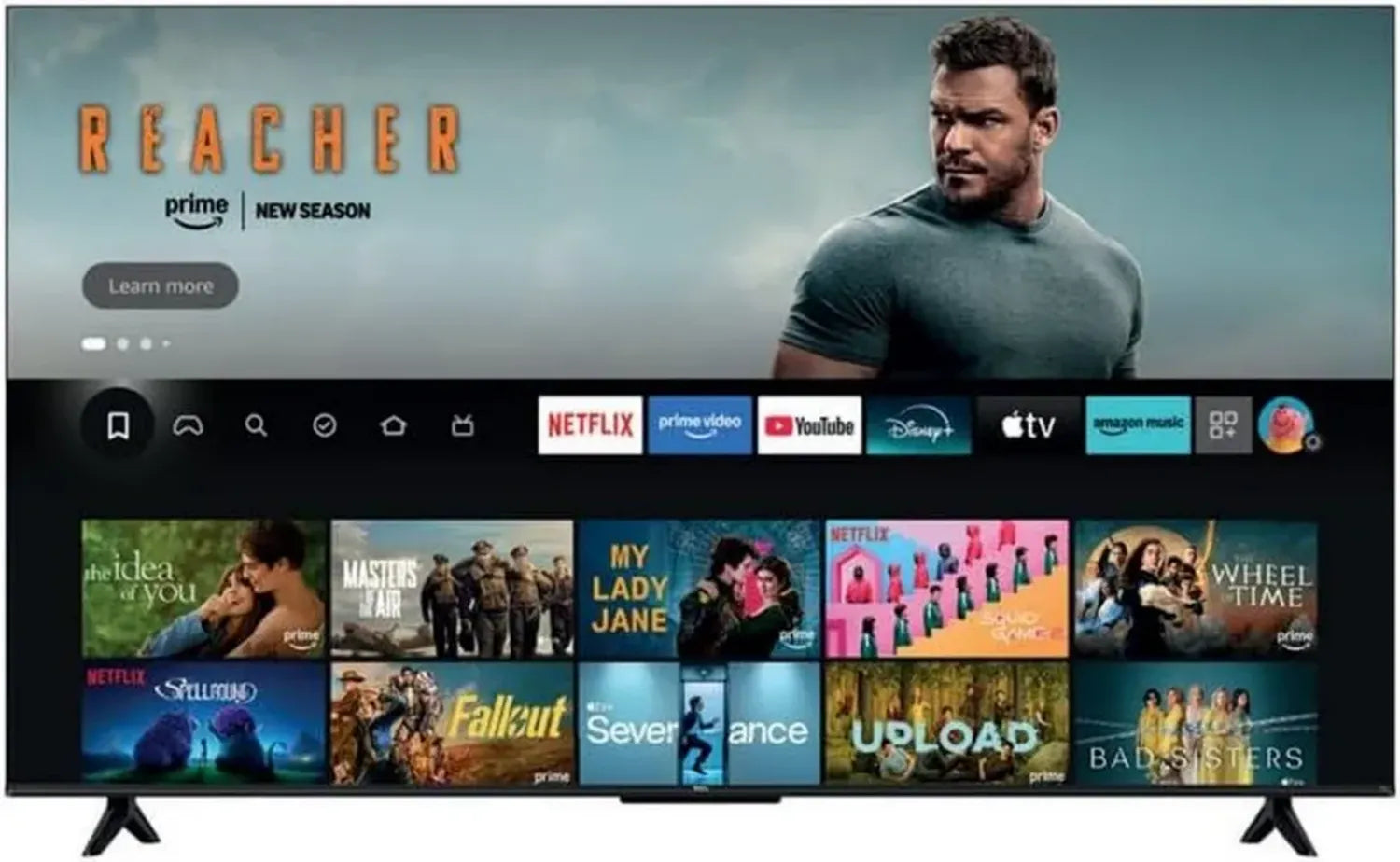 TCL Téléviseur LED 85' 4K HDR Smart avec Dolby Vision et Atmos