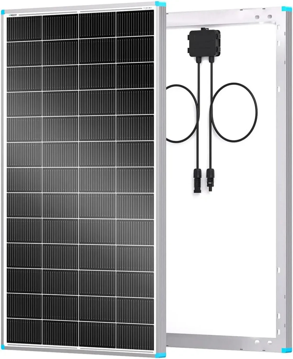 Panneau solaire Renogy 200W 24V, efficacité 25%, idéal pour camping-cars, bateaux et fermes