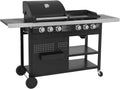 Barbecue à gaz combiné VESUVIO - 3 brûleurs avec plancha - 18kW