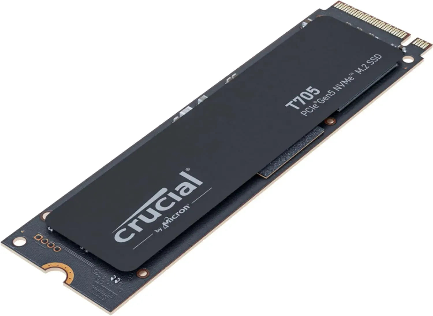 Crucial T705 SSD Interne Gaming 2To PCIe Gen5 NVMe M.2, 14 500 Mo/s, Compatible DirectStorage et PCIe 3.0/4.0