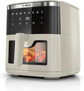 Friteuse à Air Bosch XXL Série 6, 7,2 L, 7 Programmes, Cuisson Rapide, Lumière Intérieure, Beige Satiné