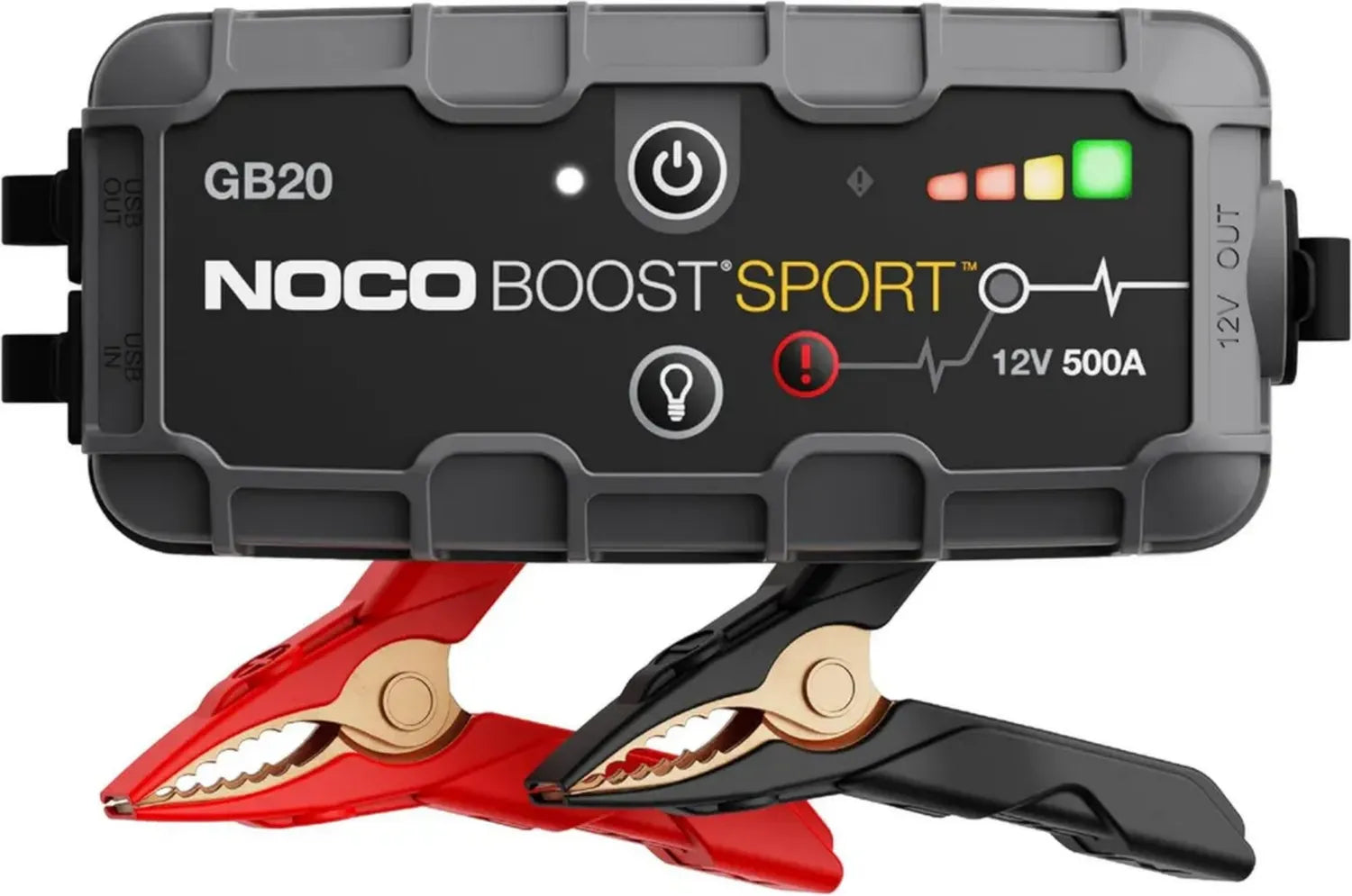 NOCO Boost GB20 : Démarreur Portable 500A avec Batterie Lithium et Chargeur USB