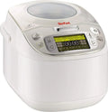 Tefal RK8121 Multicuiseur 5L, 750W, 45 Fonctions, Maintien au Chaud, Écran LCD, Livre de Recettes Inclus, Blanc