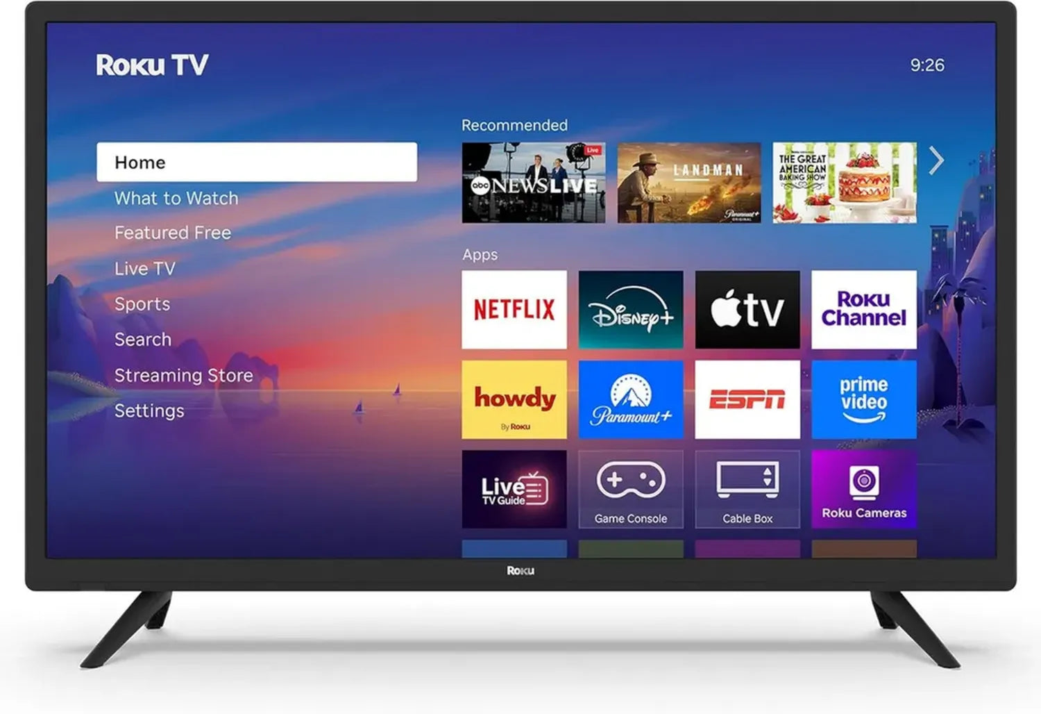 Téléviseur Intelligent Roku 32' HD 720p - Télécommande Vocale et Accueil Personnalisé