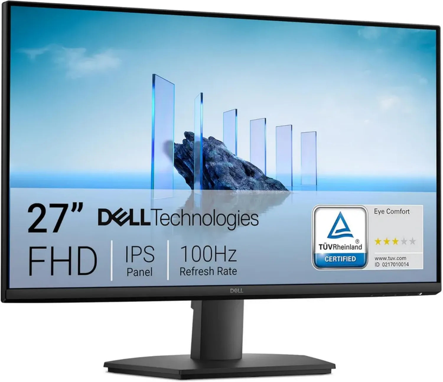 Écran PC Dell 27' SE2725HM, Full HD, 100Hz, IPS, Temps de réponse 5ms, VESA, HDMI, VGA, Noir, Garantie 3 ans