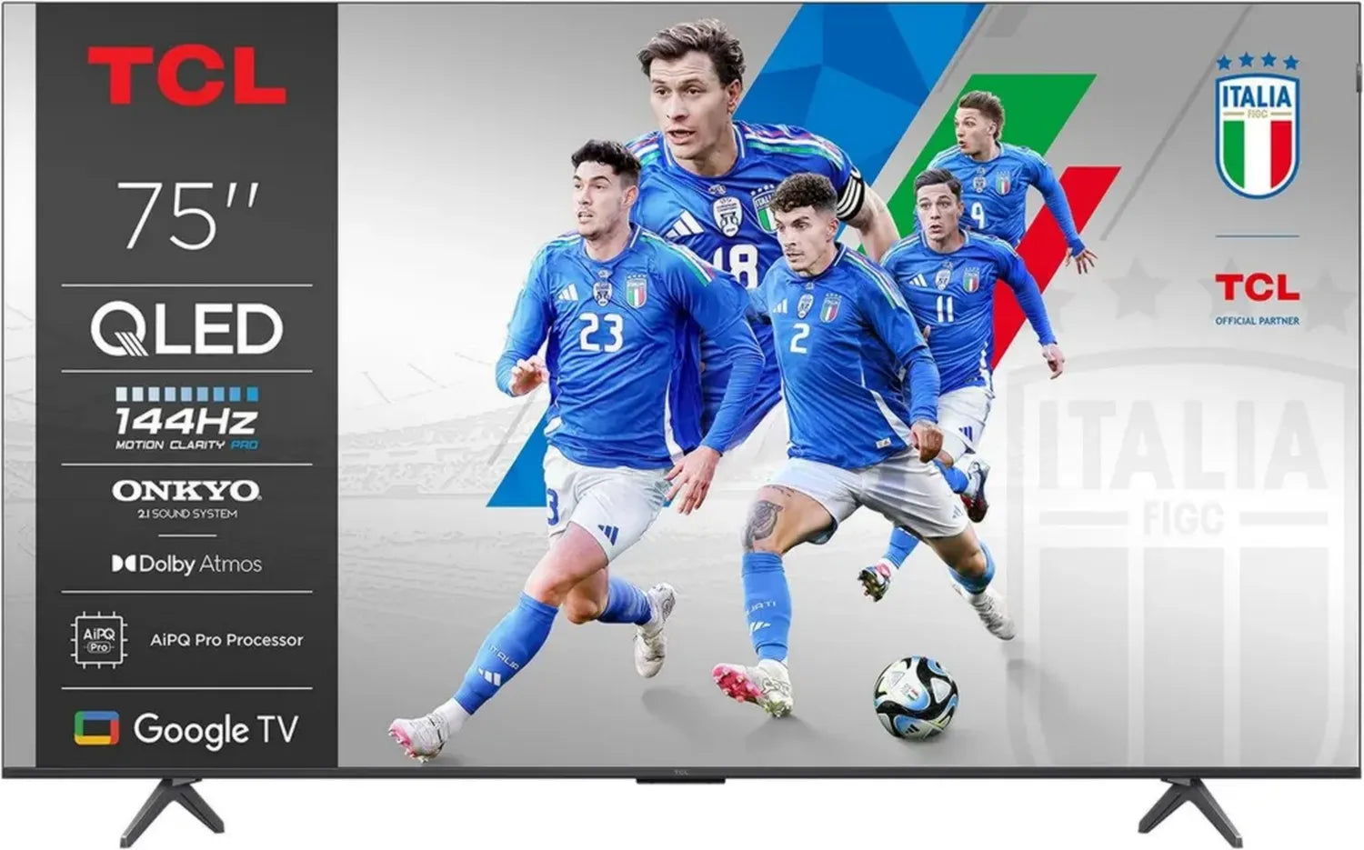 TCL 75P8K Téléviseur QLED 75' 4K UHD HDR Smart TV avec Dolby Vision et Atmos