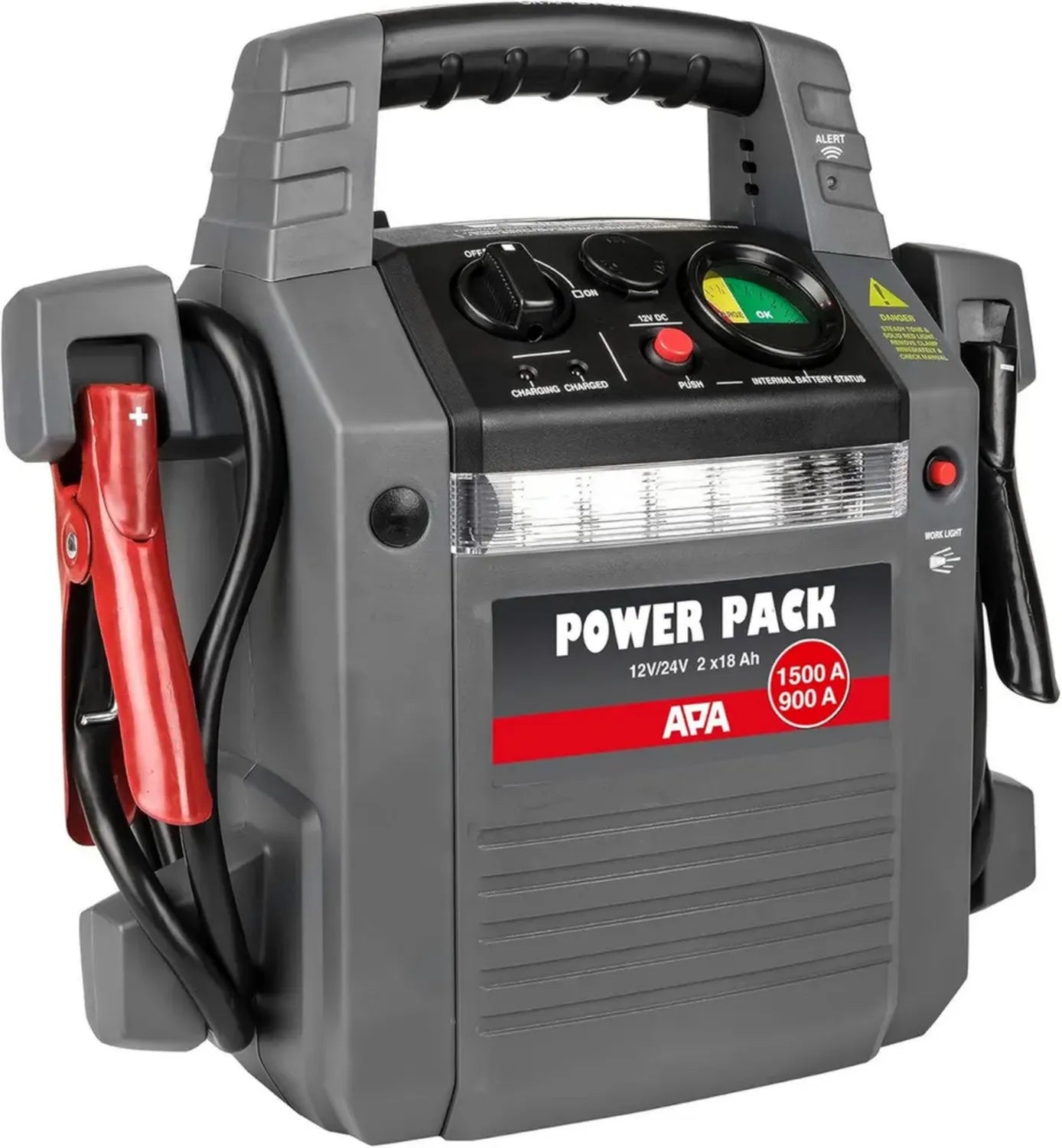 Booster de Démarrage Portable 12/24 V, 900 A - Modèle APA 16524