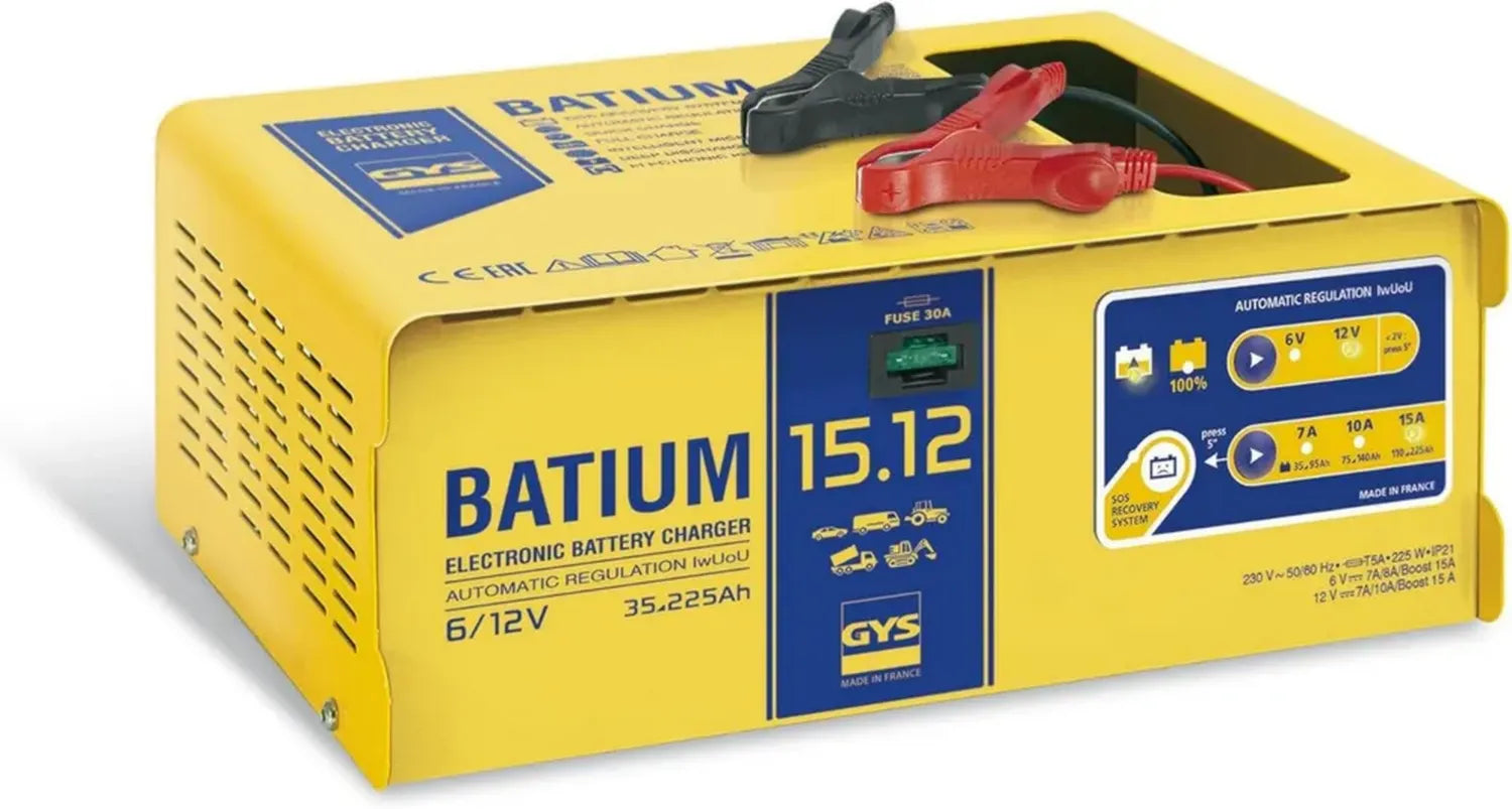 Chargeur de Batterie GYS pour Véhicules et Motos - Modèle 024519