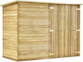 Abri à Vélos en Bois de Pin 232x110x170 cm pour Jardin