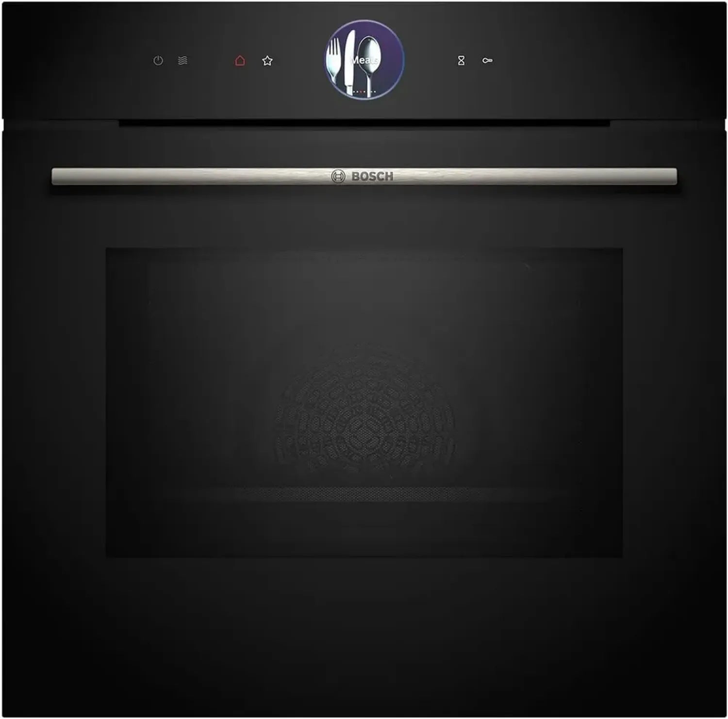 Four encastrable Bosch Serie 8 avec micro-ondes, 800 W, 67L, fonction croustillante, Air Fry, noir