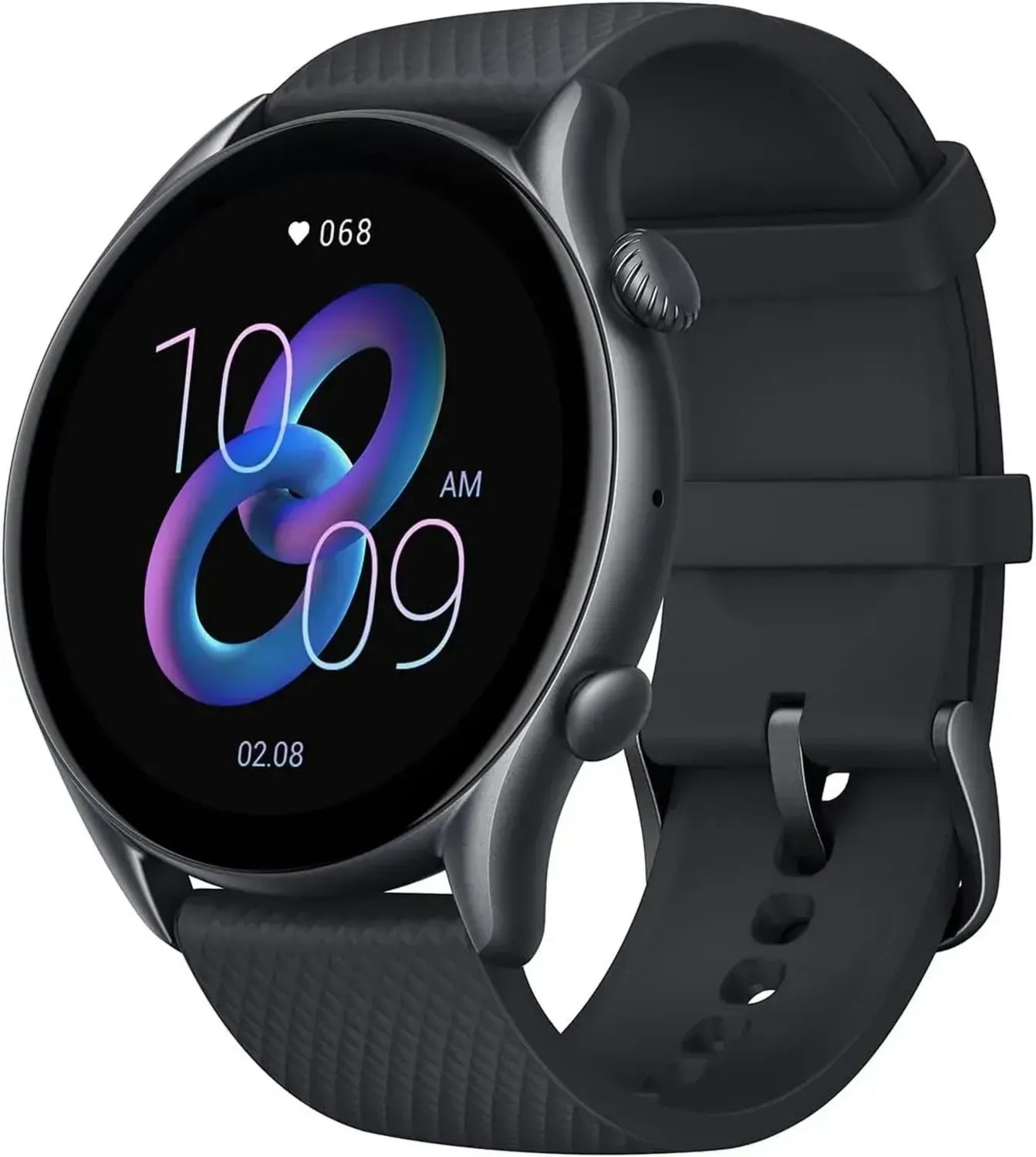 Montre Connectée Amazfit GTR 3 Pro 46 mm GPS avec Appels Bluetooth et Alexa, 150 Modes Sportifs, Suivi Cardiaque et Sommeil (Noir)