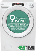 Machine à laver Candy RO41274DWMST/1-S, capacité 7 kg, 1200 tr/min, blanc