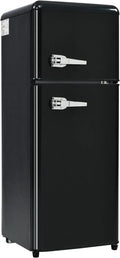 Réfrigérateur Vintage à Deux Portes – 92 L avec Congélateur 28 L, Classe Énergétique D