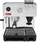 Machine à Expresso Lelit Anita avec Broyeur Intégré et Mousseur à Lait, Acier Inoxydable Poli